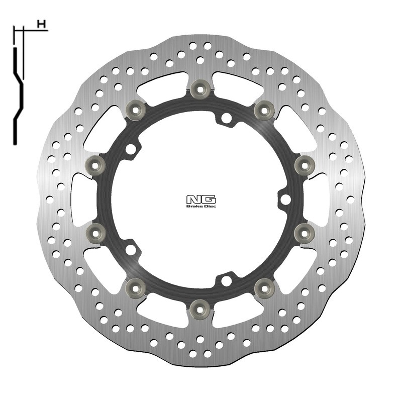 Disque de frein NG BRAKE DISC Pétale Flottant - 1708XG
