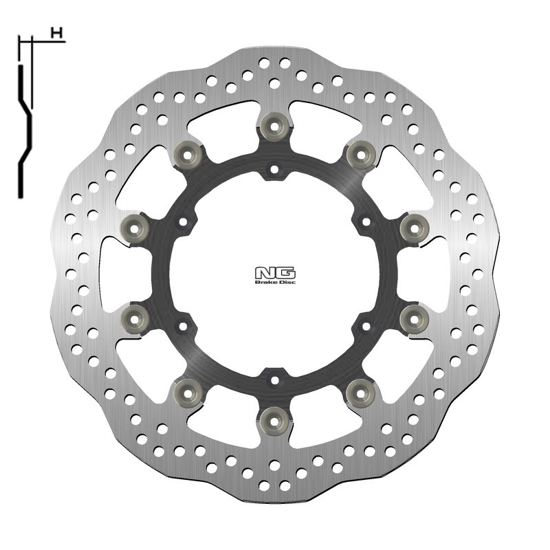 Disque de frein NG BRAKE DISC Pétale Flottant - 1224XG