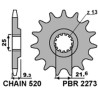 Pignon PBR acier standard 2273 - 520