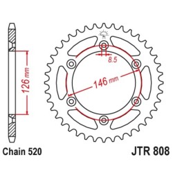 Couronne JT SPROCKETS acier...