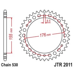 Couronne JT SPROCKETS acier...