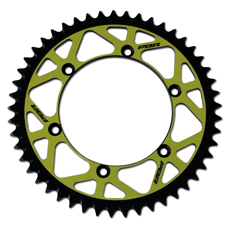 Couronne PBR Twin Color aluminium ultra-light anti-boue anodisé dur 808 - 520