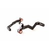 Kit commandes GILLES TOOLING sélecteur + pédale de frein titane Ducati Multistrada 1260