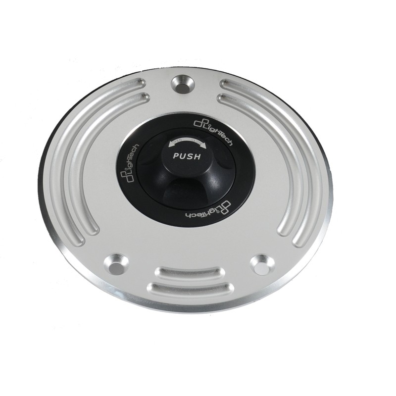 Bouchon de réservoir LIGHTECH 1/4 tour noir/argent Honda CBR1000RR