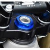 Ecrou de colonne de direction SCAR bleu Kawasaki KX250F