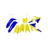 Kit plastiques UFO Edition Limitée bleu/jaune Suzuki RM-Z250/450