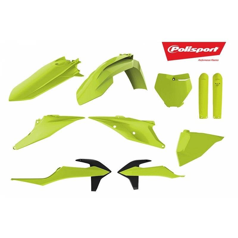 Kit plastiques POLISPORT jaune fluo KTM SX/SX-F