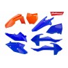 Kit plastiques POLISPORT orange/bleu KTM SX/SX-F