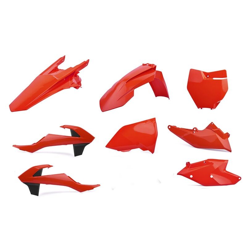 Kit plastiques POLISPORT orange fluo KTM SX/SX-F