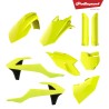 Kit plastique & déco POLISPORT jaune fluo/stealth KTM