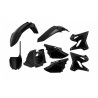 Kit plastique POLISPORT restylé noir Yamaha YZ125/250