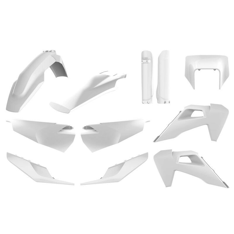 Kit Plastiques POLISPORT blanc Husqvarna TE/FE