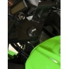 Insert ecrou de direction R&G RACING noir Kawasaki Ninja 300
