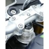 Insert ecrou de direction R&G RACING noir Kawasaki ZX10R