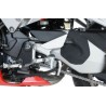 Adhésif anti-frottement R&G RACING platines repose-pieds/bras oscillant noir 3 pièces Honda VFR800F/800X Crossrunner/Crossrunner