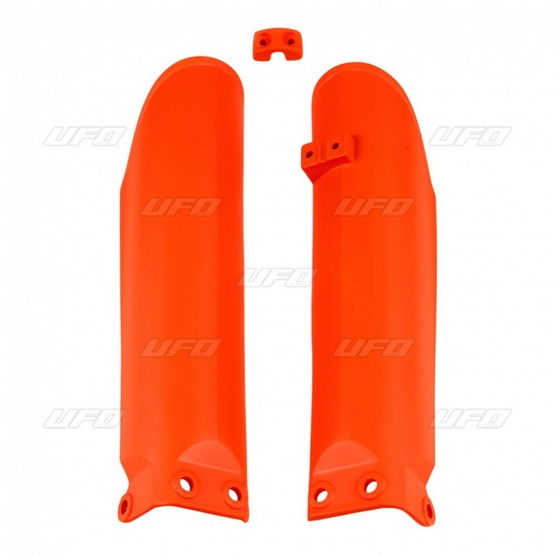 Protège fourche UFO orange fluo KTM SX85