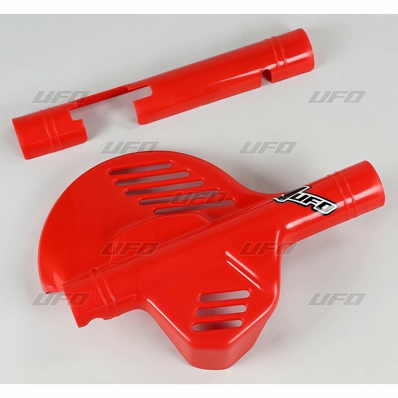 Protège-disque avant UFO rouge Honda XR600R