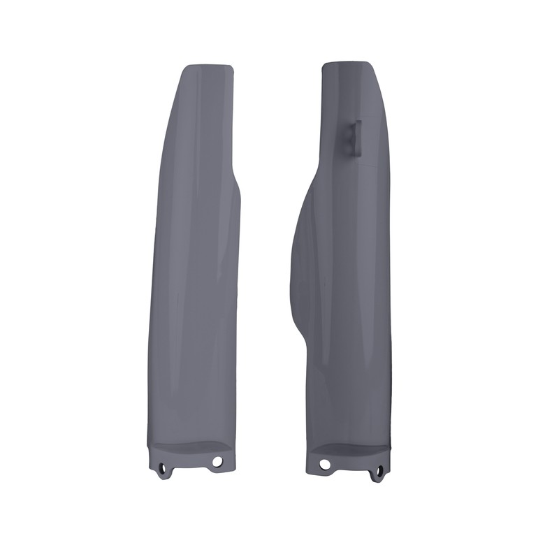 Protèges-fourche POLISPORT gris nardo Kawasaki KX125/250