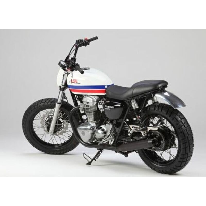 Garde boue arrière alu nu LSL Kawasaki W650/800 18''