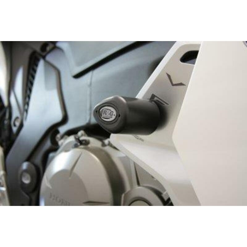 Tampons de protection R&G RACING Aero noir Honda VFR1200F/FD