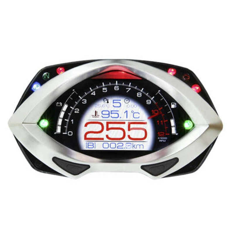 Compteur multifonctions KOSO RXF LCD noir/argent