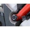 Insert de cadre haut droit R&G RACING noir Ducati Multistrada 1200