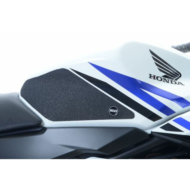 Kit grip de réservoir R&G RACING translucide (2 pièces) Honda CBR500R