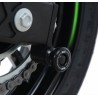 Pions de bras oscillant R&G RACING avec platine noir Kawasaki Ninja 400