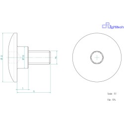 Vis LIGHTECH M6 X 15 Type...