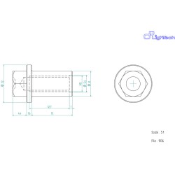 Vis LIGHTECH M5 X 13 Type...