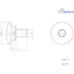 Vis LIGHTECH M5 X 10 Type...