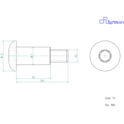 Vis LIGHTECH M5 X 20,5 Type...