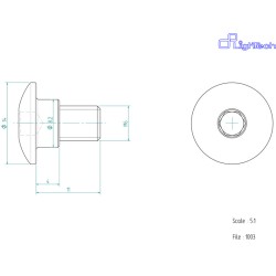 Vis LIGHTECH M6 X 11 Type...