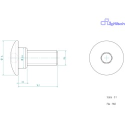 Vis LIGHTECH M6 X 16 Type...