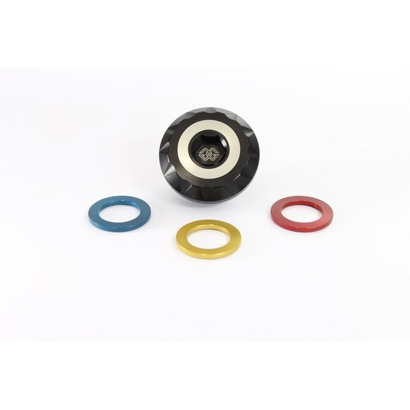 Bouchon de remplissage d'huile GILLES TOOLING noir M27x3 Yamaha