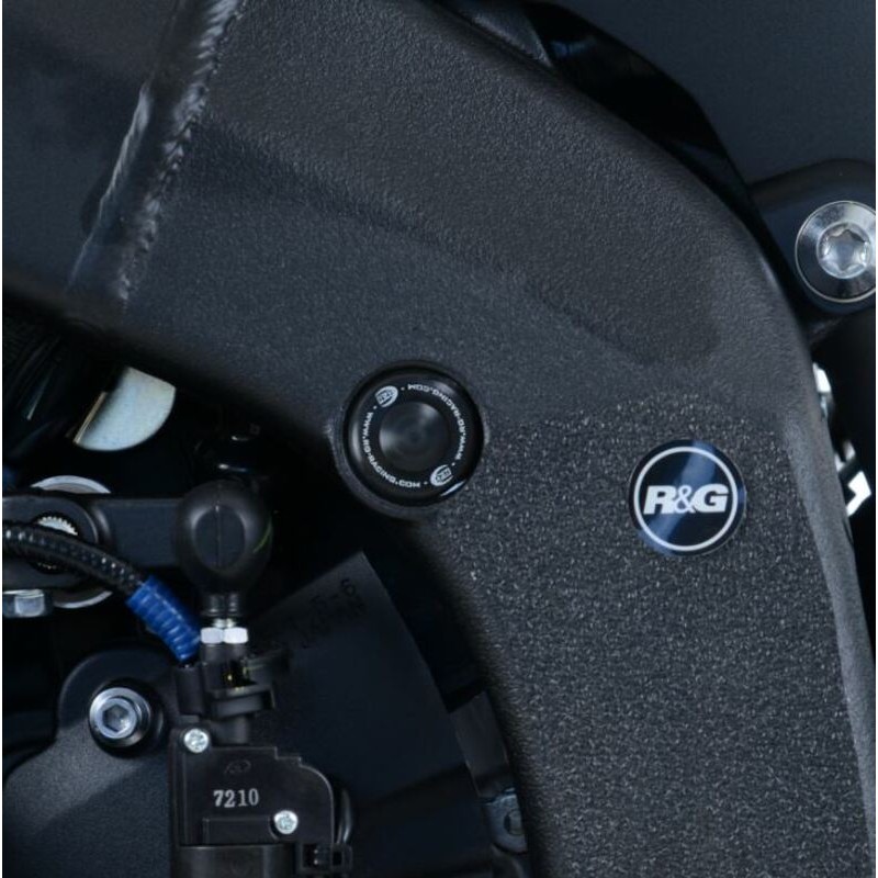 Insert de cadre droit R&G RACING noir Yamaha R6