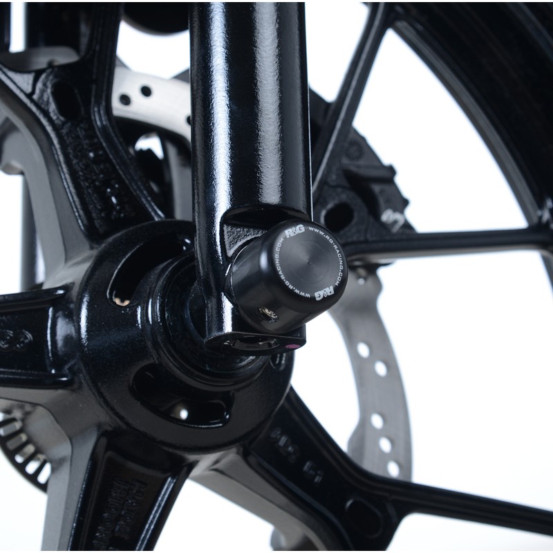 Tampons de protection de fourche R&G RACING noir Suzuki GSX-R125
