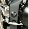 Insert de cadre gauche R&G RACING noir Triumph Speed Triple 1050/Speed 94