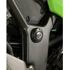 Insert de cadre gauche R&G RACING noir Kawasaki