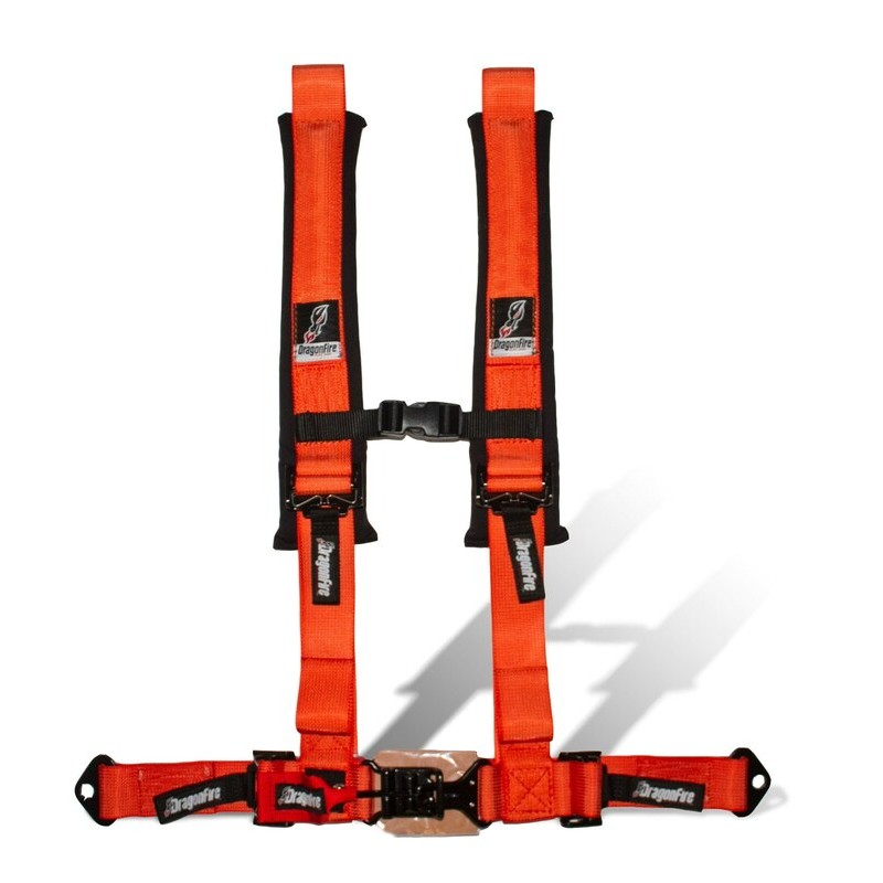 Harnais DRAGONFIRE rouge 4 points 3''