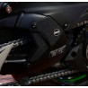 Kit protection de cadre R&G RACING noir (3 pièces) Kawasaki H2 SX