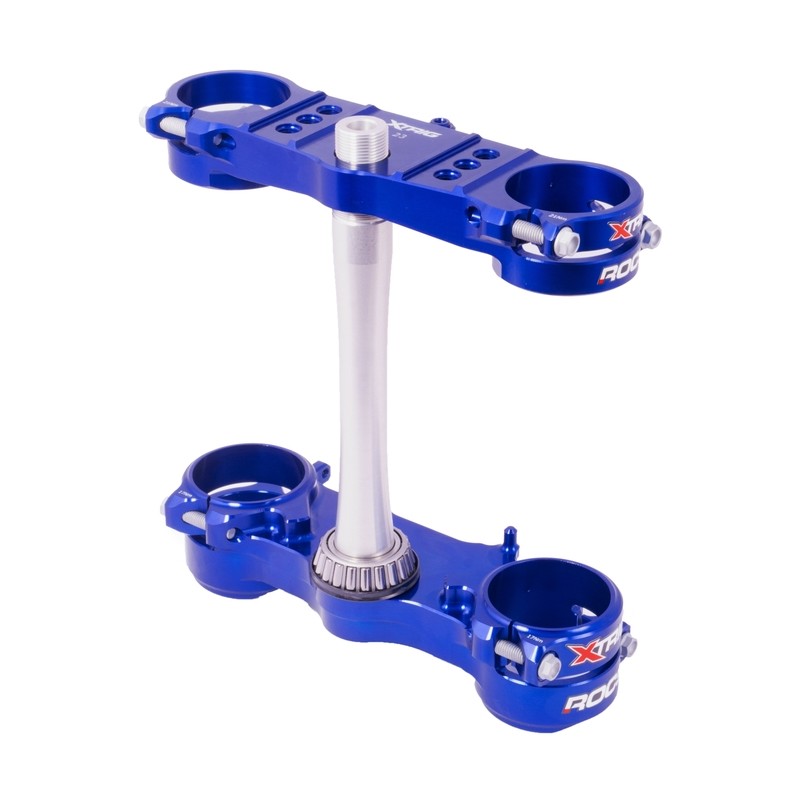 Té de fourche Rocs X-Trig bleu Kawasaki KX250F/450F
