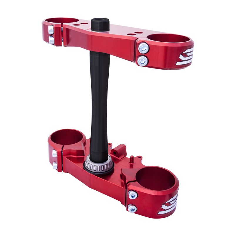 Té de fourche SCAR rouge offset standard - Suzuki