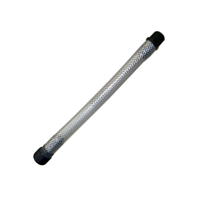 Tuyau tressé TUFF JUG transparent pour bouchon standard