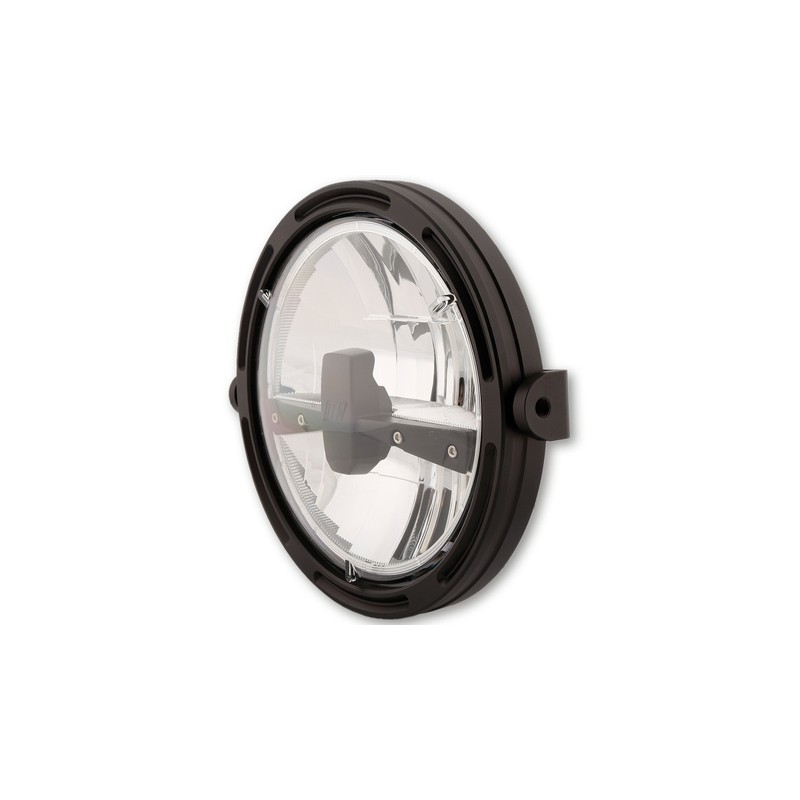 Phare LED HIGHSIDER Frame-R1 Type 3 - 7" noir montage latéral