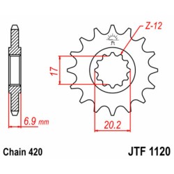 Pignon JT SPROCKETS acier...