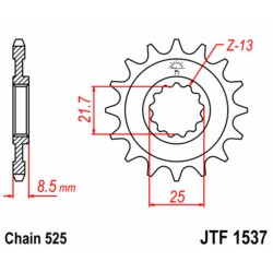 Pignon JT SPROCKETS acier...