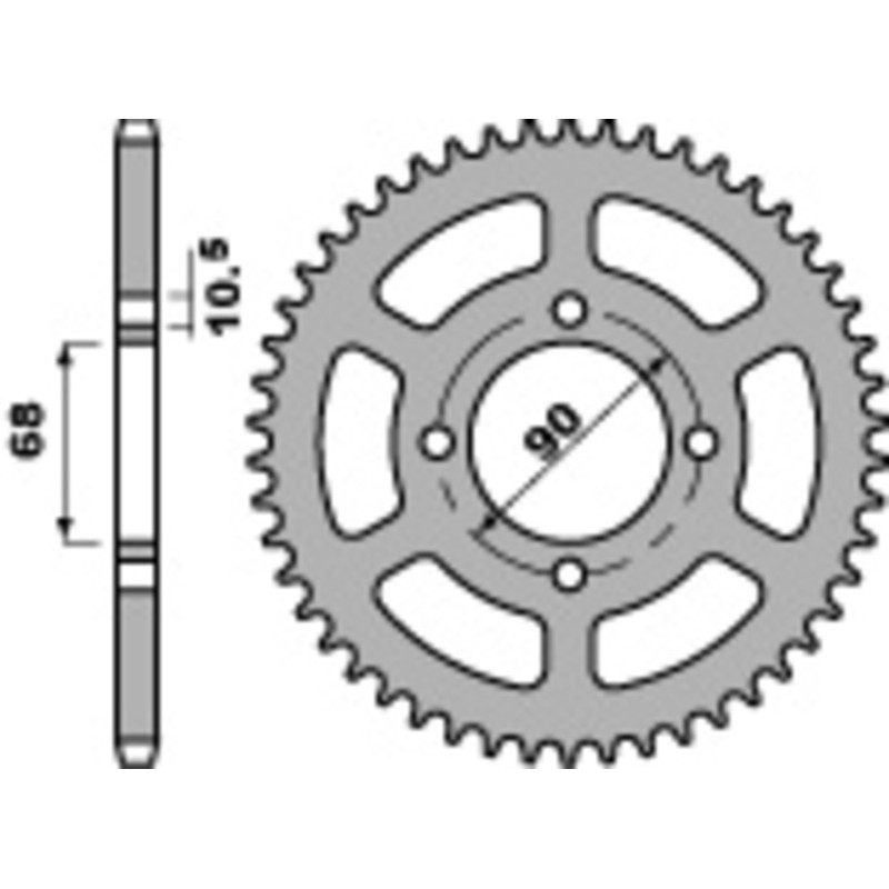 Couronne PBR acier standard 243 - 520