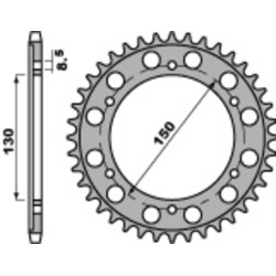 Couronne PBR acier standard...