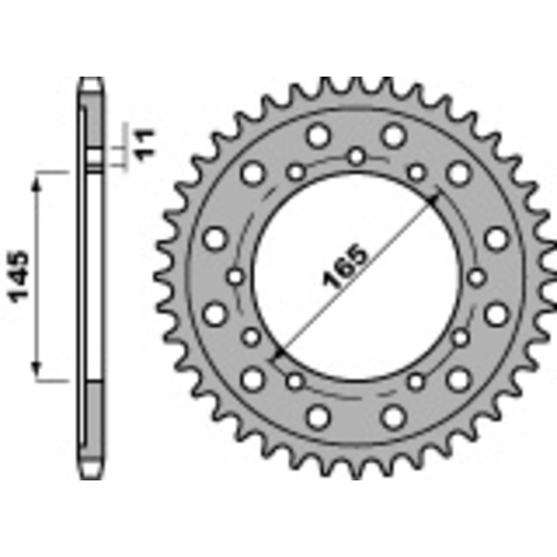 Couronne PBR acier standard 4367 - 525